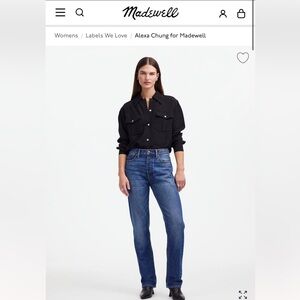 Madewell X Alexa Chung- Classic Blue Women's Jeans